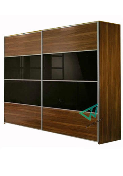  Mẫu tủ áo gỗ óc chó hiện đại wt- mẫu 08