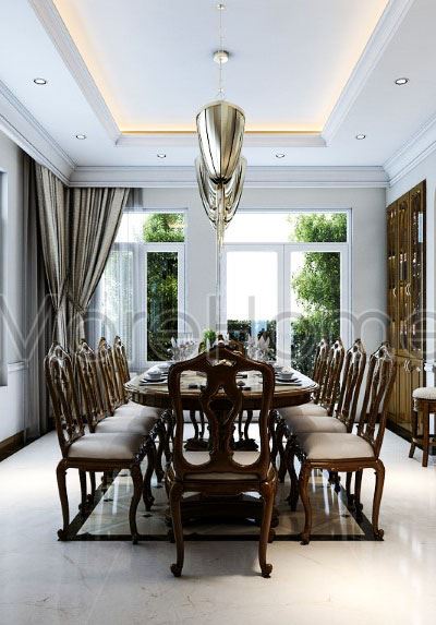  Bàn ăn tân cổ điển cao cấp MH-12