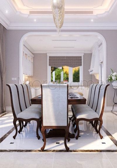  Bàn ăn tân cổ điển cao cấp MH-10