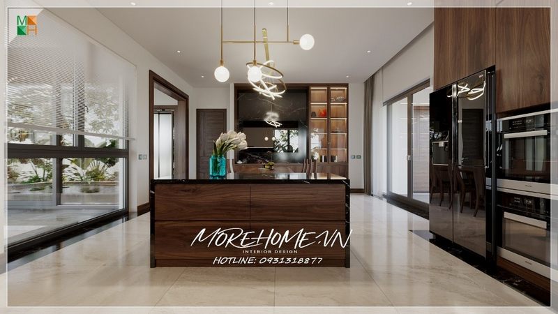 + 16 Ý tưởng trang trí bếp ăn căn hộ chung cư hiện đại, ấn tượng 2022-2023